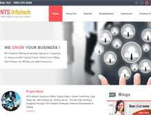 Tablet Screenshot of ntsinfotechindia.com